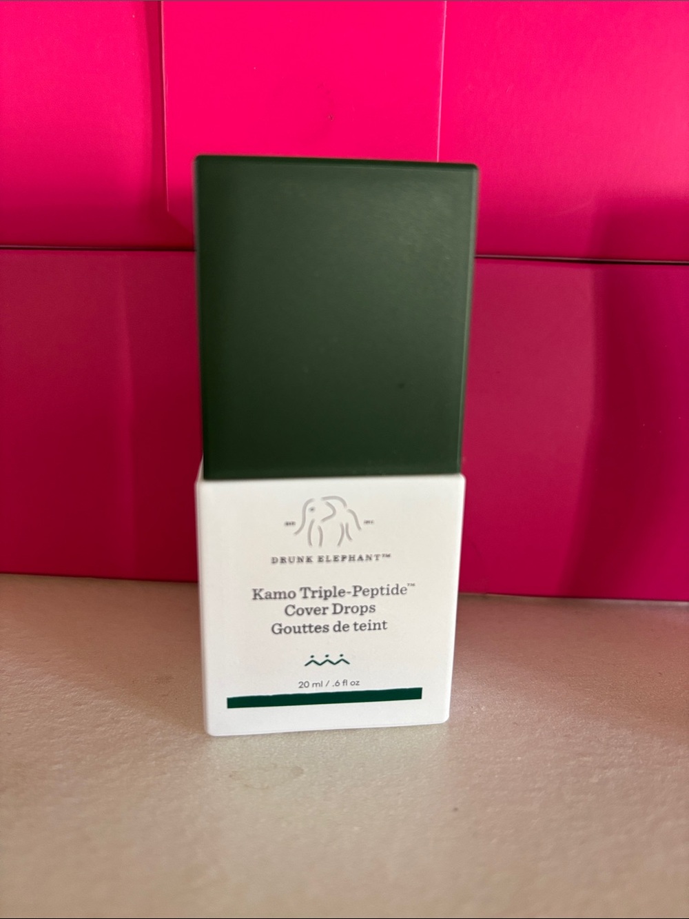 Drunk Elephant Kamo Triple-peptide cover drops - shade Fair 3N